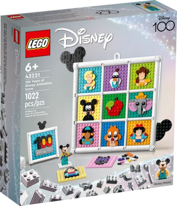 Блоковий конструктор LEGO Disney 100-та річниця мультиплікації Disney (43221)