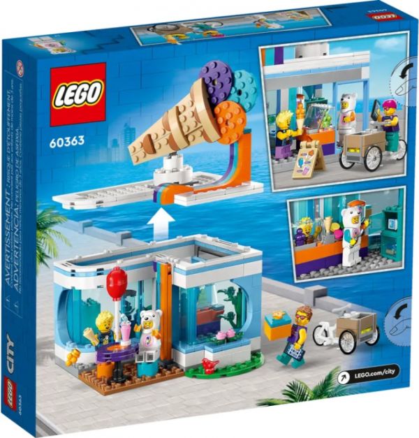 Блоковий конструктор LEGO City Крамниця морозива (60363)