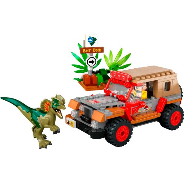 Блоковий конструктор LEGO Засідка Дилофозавра (76958)