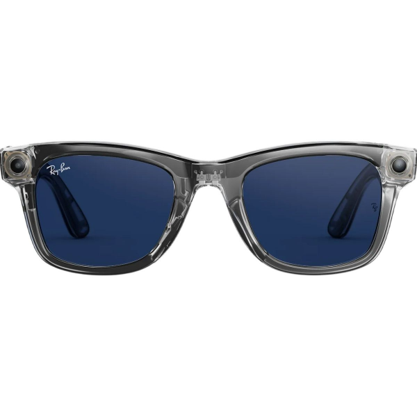 Смарт-очки Ray-Ban Meta Wayfarer Gen2 Large Shiny Tr. Grey Fr./Cl. S.Tr.L.(RW4012 6840MF 53-22)