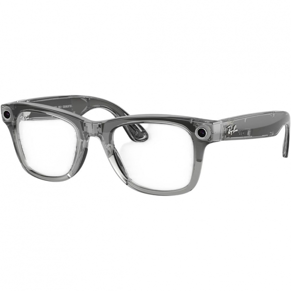 Смарт-очки Ray-Ban Meta Wayfarer Gen2 Large Shiny Tr. Grey Fr./Cl. S.Tr.L.(RW4012 6840MF 53-22)