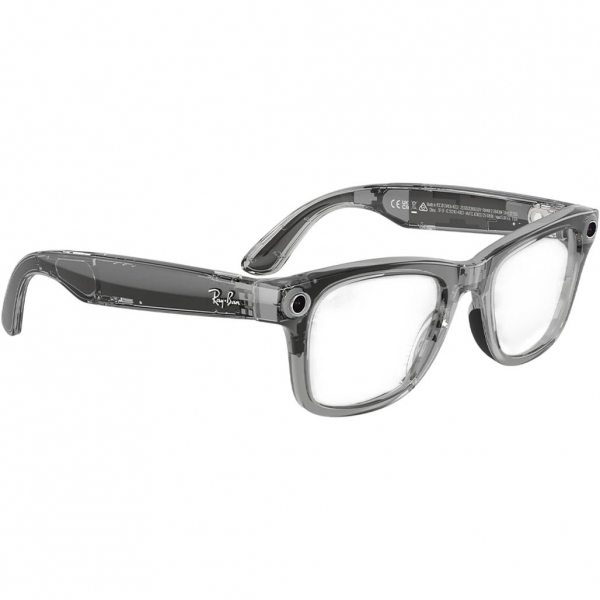 Смарт-очки Ray-Ban Meta Wayfarer Gen2 Large Shiny Tr. Grey Fr./Cl. S.Tr.L.(RW4012 6840MF 53-22)
