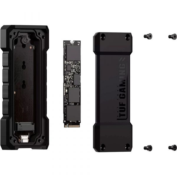 Карман внешний ASUS SSD TUF GAMING A2/BLK/G/AS PCIe NVMe M.2 USB-C (90DD02X0-M090)