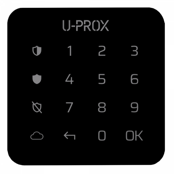 Бездротова сенсорна клавіатура для однієї групи U-Prox Keypad G1 Black