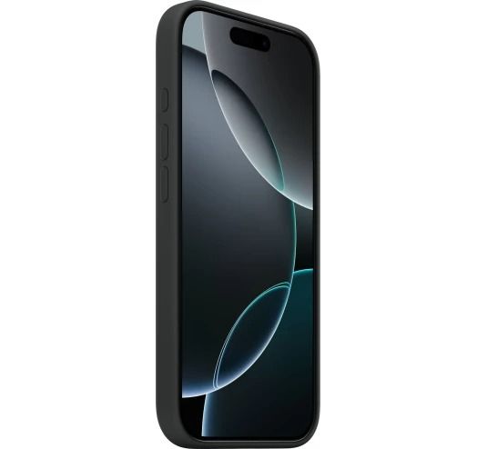 Чохол Silicone Case with Button, Animation & MagSafe iPhone 16 Pro (1:1 original), Black