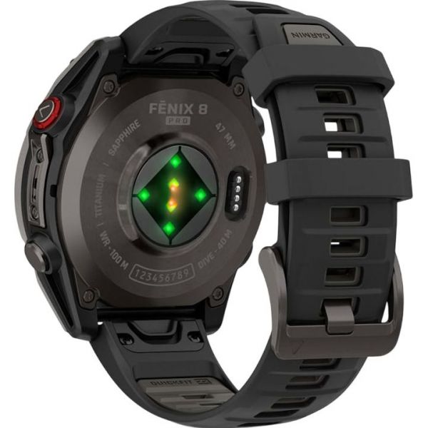 Смарт-годинник Garmin Fenix 8 Pro 47 mm AMOLED Carbon Gray DLC (010-03198-00/01)