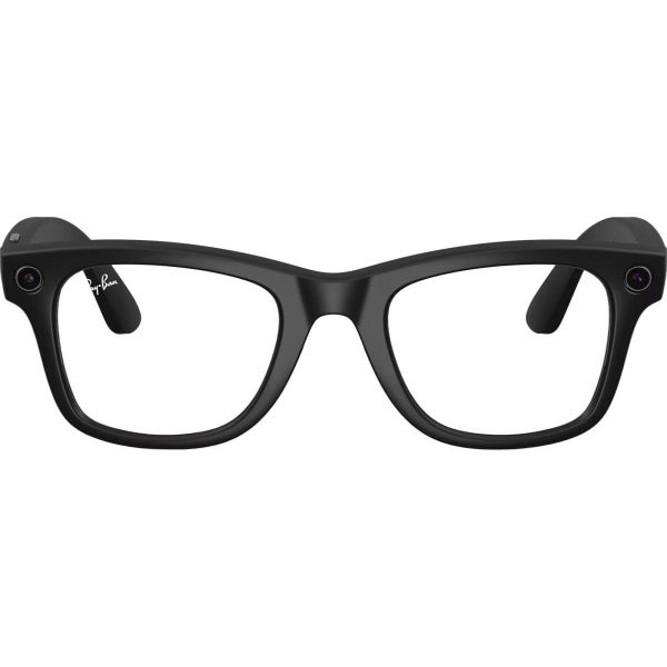 Смарт-окуляри Ray-Ban Meta Wayfarer Large Matte Black/Clear to Graphite Green (RW4008 601S1M 53-22)