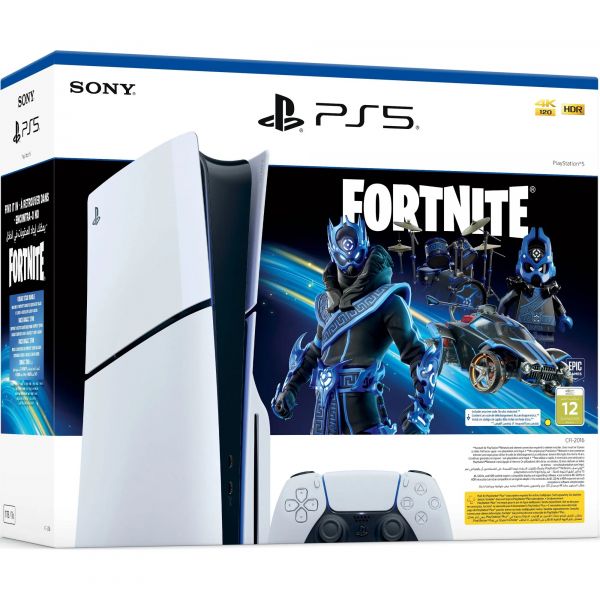 Ігрова консоль Sony PlayStation 5 Slim 1TB Fortnite Cobalt Star Bundle (1000045165)