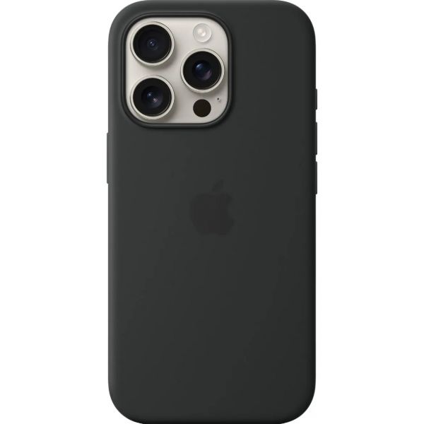 Чехол iPhone 16 Pro Silicone Case with MagSafe /black/