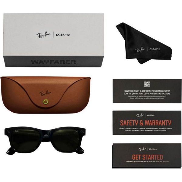 Смарт-окуляри Ray-Ban Meta Wayfarer Matte Black/Graphite (RW4008 601ST3 53-22)