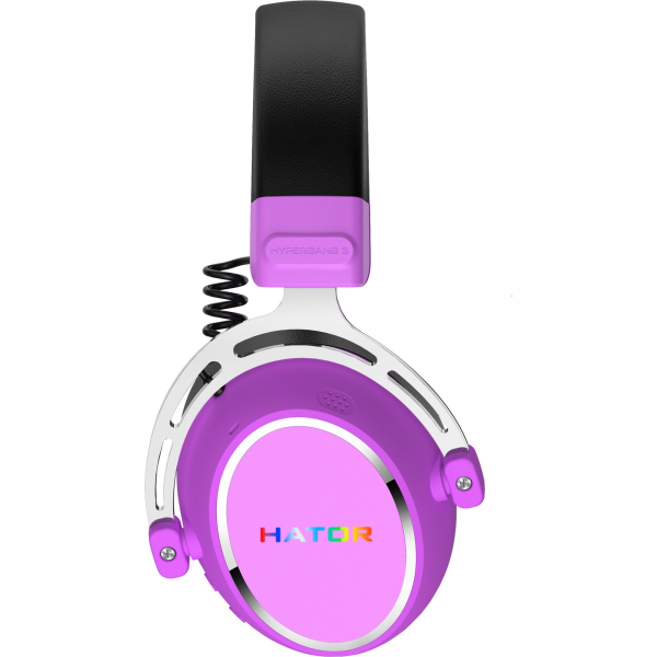 Ігрова гарнітура HATOR HYPERGANG 3 Hi-Res (ESH52) wireless cyber violet