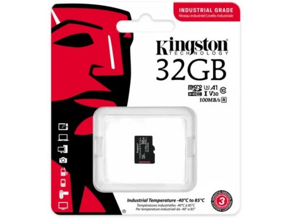 Карта пам'яті micro SDHC 32GB Kingston UHS-I Industrial (SDCIT/32GB)