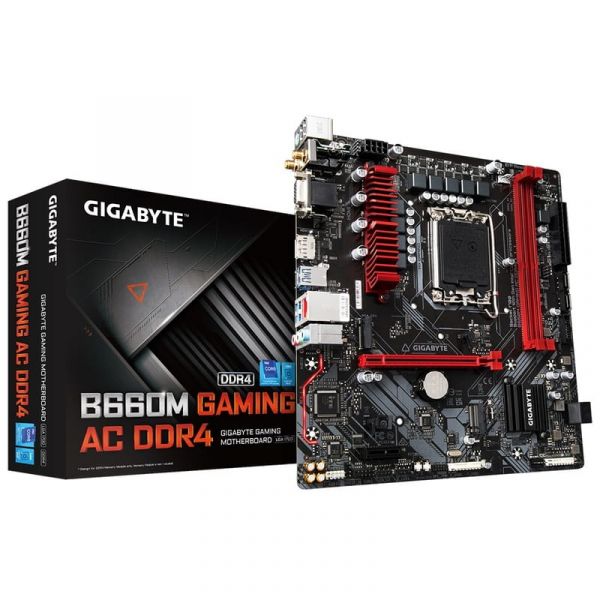 Материнська плата Gigabyte B660M Gaming AC DDR4