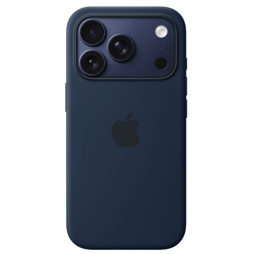 Silicone Case with Button, Animation & MagSafe iPhone 17 Pro (1:1 original), Midnight