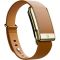 WHOOP 5.0 MG Life LeatherLuxe Tapered Band | Camel with Gold - Size S (+12 мес. подп.)