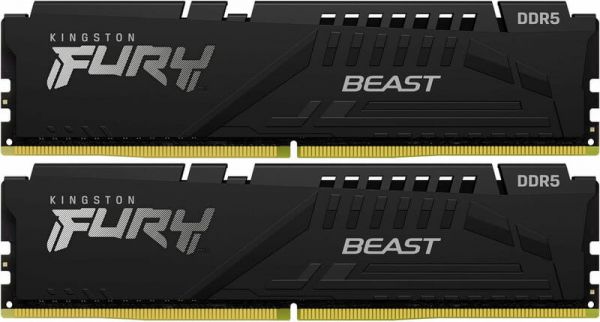 Модуль пам`яті DDR5 2х16GB/5600 Kingston Fury Beast Black (KF556C36BBEK2-32)