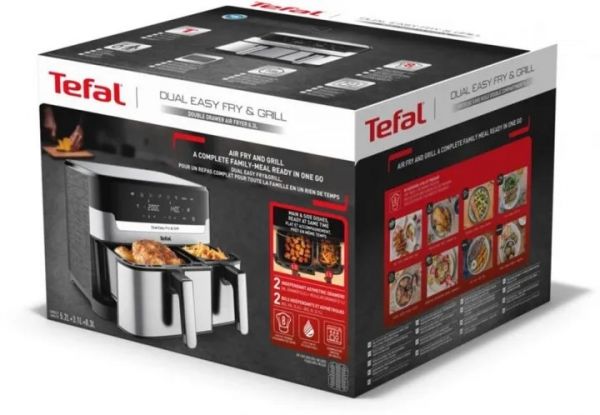 Мультипіч Tefal Dual Easy Fry & Grill Air Fryer EY905D10