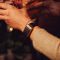 WHOOP 5.0 MG Life LeatherLuxe Tapered Band |  Black with Gold - Size S  (+12 міс. підп.)