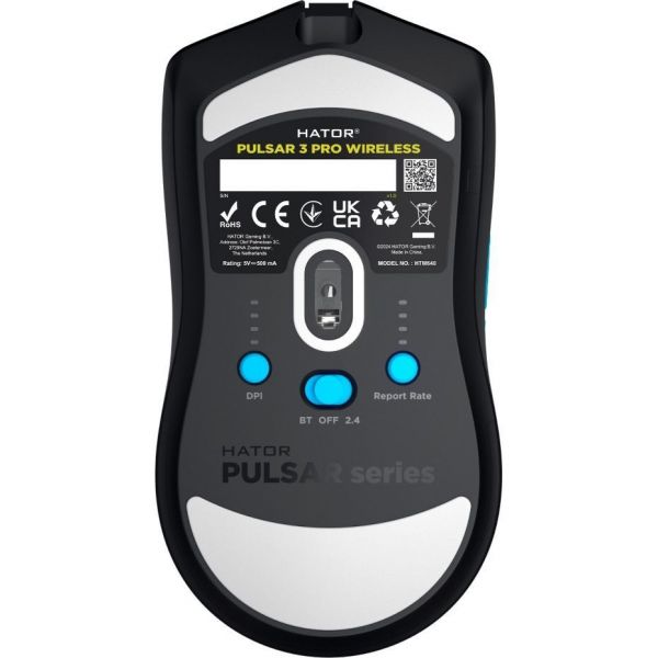 Мышь HATOR Pulsar 3 PRO wireless (HTM640) black