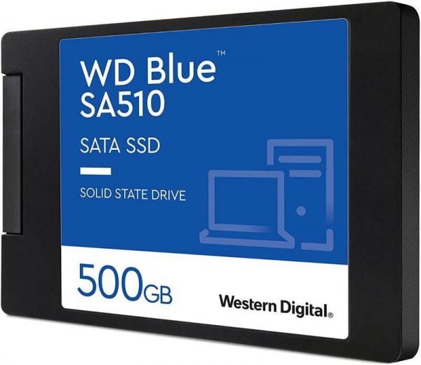 SSD накопичувач 500GB WD Blue 2.5" SATAIII 3D TLC (WDS500G3B0A)