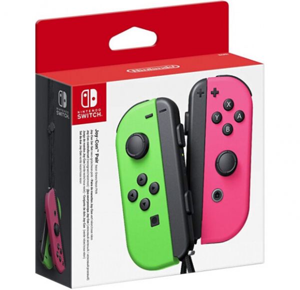 Геймпад Nintendo Switch Joy-Con Controller Pair Neon Green/Neon Pink (45496430795)