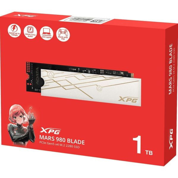 SSD накопичувач ADATA XPG Mars 980 Blade 1 TB (SMAR-980B-1TCS) SSD накопичувач ADATA XPG Mars 980 Blade 1 TB (SMAR-980B-1TCS)