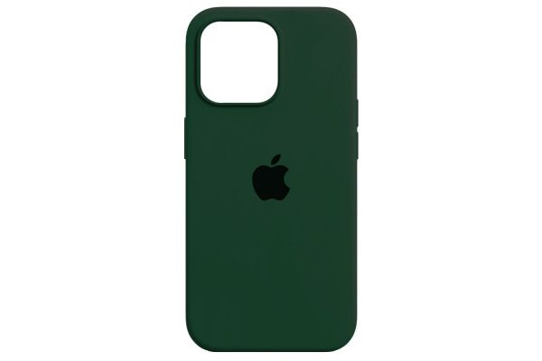 Чохол Apple Silicone Case iPhone 14 Pro (1:1 original) Atrovirens