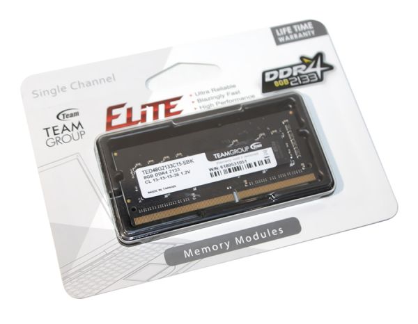 Модуль пам`яті SO-DIMM 8GB/2133 DDR4 Team Elite (TED48G2133C15-S01)