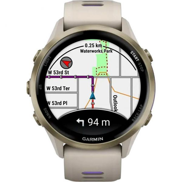 Смарт-годинник Garmin Forerunner 970 Soft Gold Titanium  (010-02969-02/12/62)