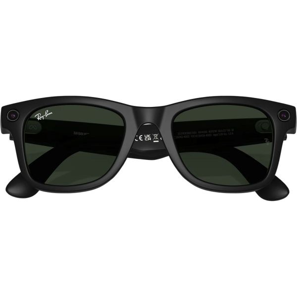 Смарт-окуляри Ray-Ban Meta Wayfarer Large Matte Black/Clear to Graphite Green (RW4008 601S1M 53-22)