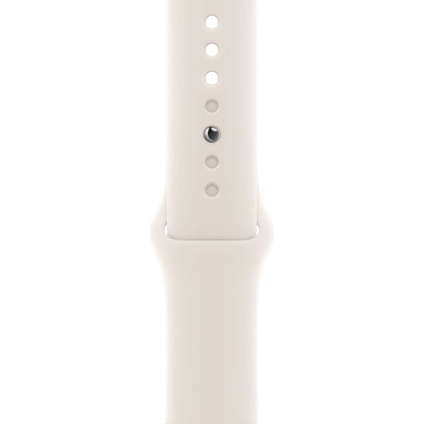 Apple Watch SE 3 GPS 44mm Starlight Aluminium Case with Starlight Sport Band M/L MEHJ4