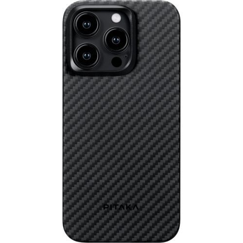 Чохол Pitaka MagEZ Case 4 Twill 1500D Black/Grey for iPhone 15 Pro Max (KI1501PM)