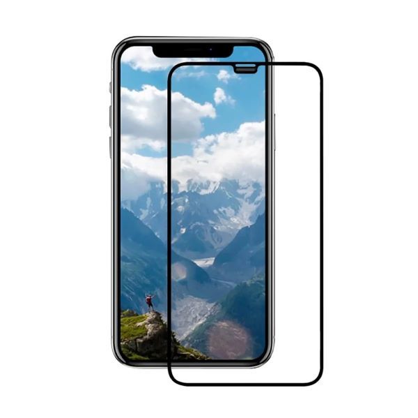 Стекло +NEU Chatel Corning Gorilla Glass Anti-Static with Mesh for iPhone 16 Pro Front Black