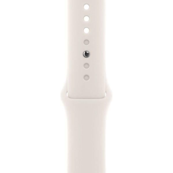 Apple Watch SE 2 2024 GPS 44mm Starlight Aluminium Case with Starlight Sport Band M/L MXEV3