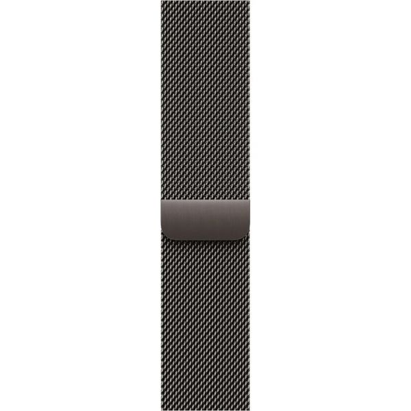 Apple Watch Series 10 GPS + Cellular 46mm Slate Titanium Case w. Slate Milanese Loop - M/L (MWYW3)