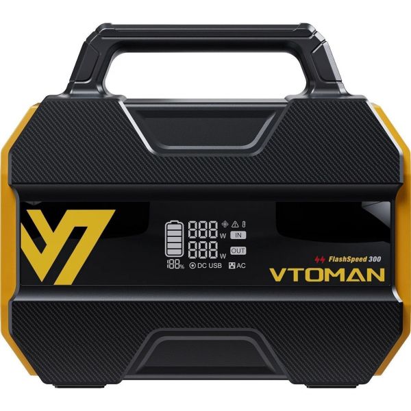 Зарядна станція Vtoman FlashSpeed 300 (230 Вт/г) 300W DC IN,LiFePo4