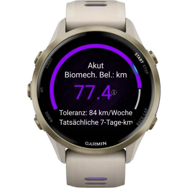 Смарт-годинник Garmin Forerunner 970 Soft Gold Titanium  (010-02969-02/12/62)