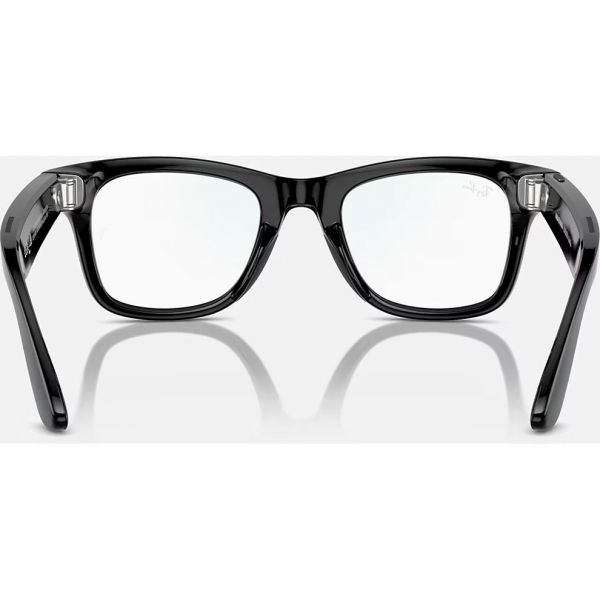 Смарт-окуляри Ray-Ban Meta Wayfarer Shiny Black Frame Clear Lens (RW4006 601/SB 50-22)