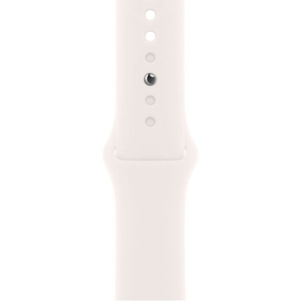 Apple Watch Series 11 GPS 42mm Rose Gold Aluminium Case with Light Blush Sport Band S/M MEU04