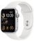 Apple Watch SE 2 GPS 44mm Silver Aluminum Case with White Sport Band (MNK23)