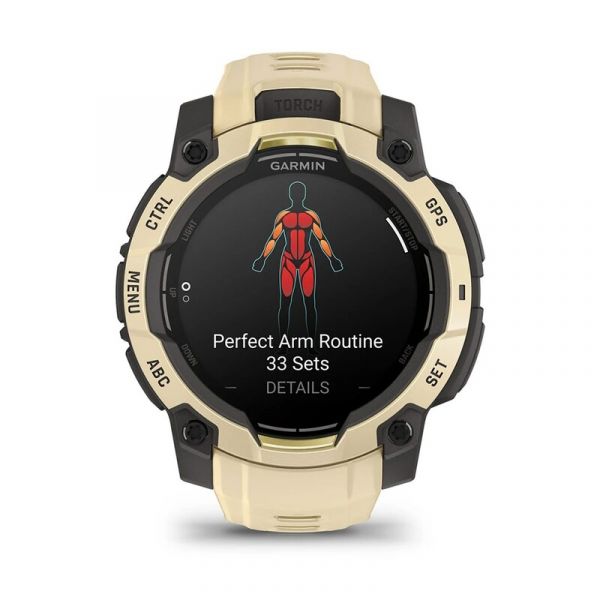 Смарт-годинник Garmin Instinct 3 45mm AMOLED Citrine with Citrine Band (010-02936-02)
