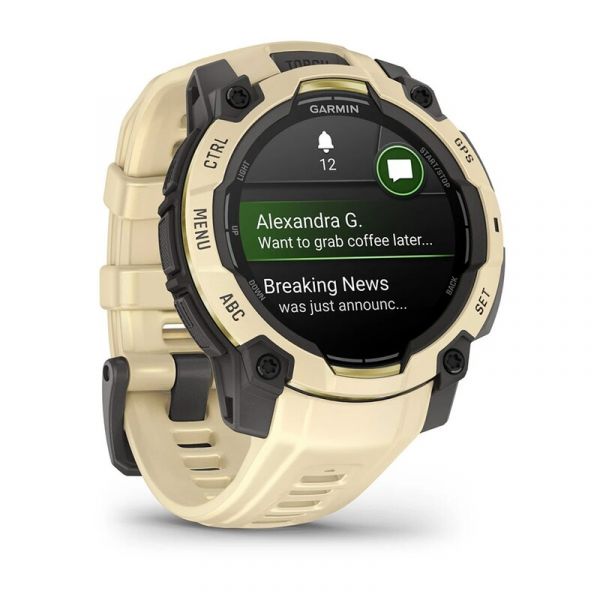 Смарт-годинник Garmin Instinct 3 45mm AMOLED Citrine with Citrine Band (010-02936-02)