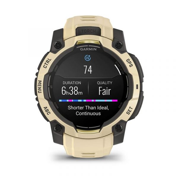 Смарт-годинник Garmin Instinct 3 45mm AMOLED Citrine with Citrine Band (010-02936-02)