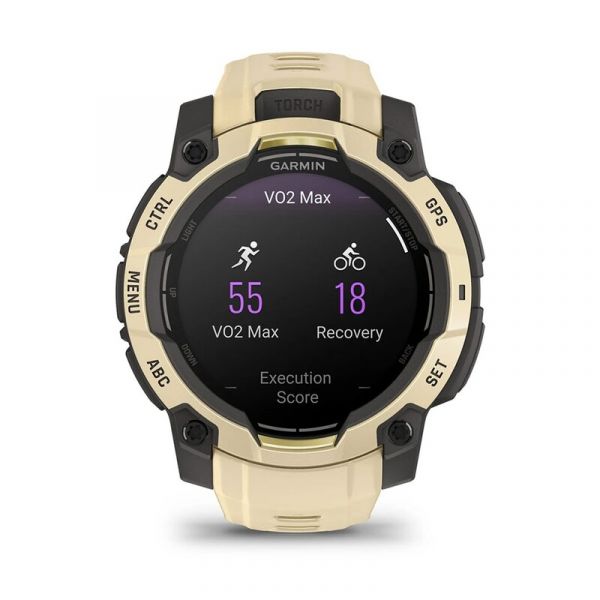 Смарт-годинник Garmin Instinct 3 45mm AMOLED Citrine with Citrine Band (010-02936-02)