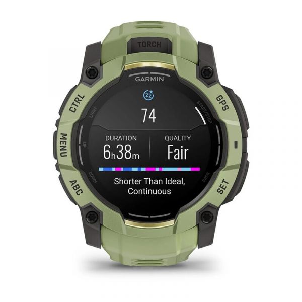 Смарт-часы Garmin Instinct 3 50mm AMOLED Green with Fern Green Band (010-03020-02)
