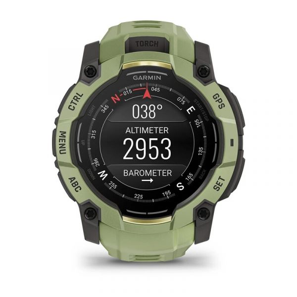 Смарт-часы Garmin Instinct 3 50mm AMOLED Green with Fern Green Band (010-03020-02)