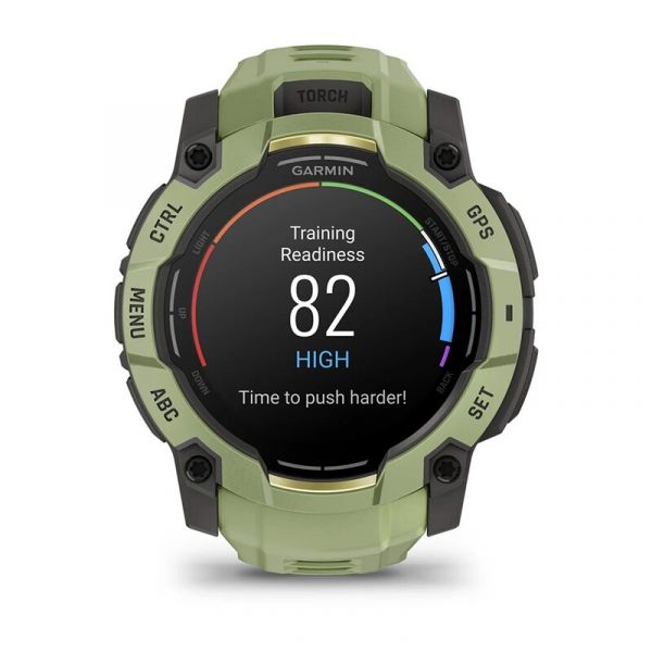 Смарт-часы Garmin Instinct 3 50mm AMOLED Green with Fern Green Band (010-03020-02)