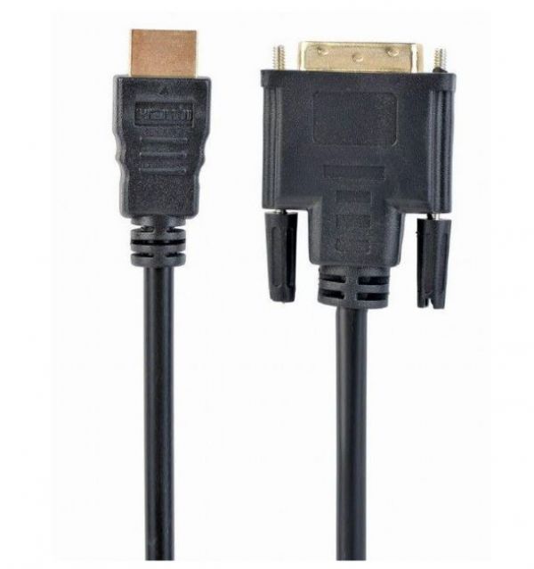 Кабель HDMI - DVI Cablexpert (M/M), 3 м, Black (CC-HDMI-DVI-10)