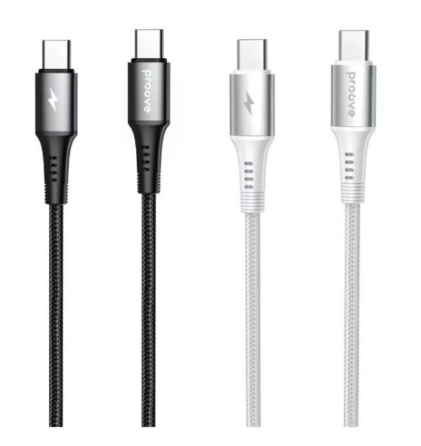 Кабель Proove WireX Type-C to Type-C 60W (1m) (White)