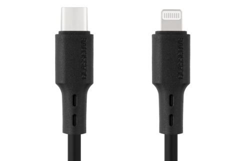 Кабель Glasscove FLEX Type-C - Lightning 30w 1m (GF-CL13BK) Black